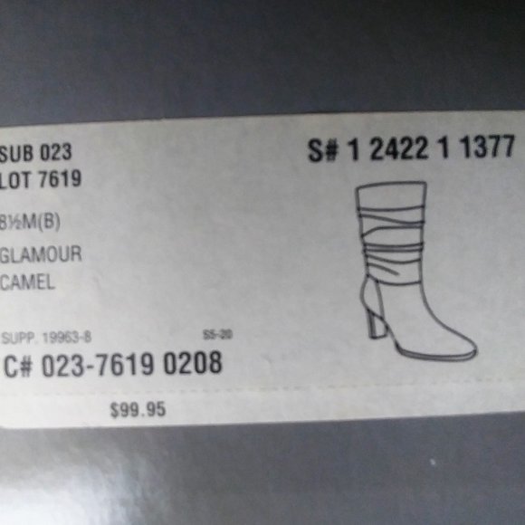 Worthington Heeled Boots - Camel - Picture 6 of 6